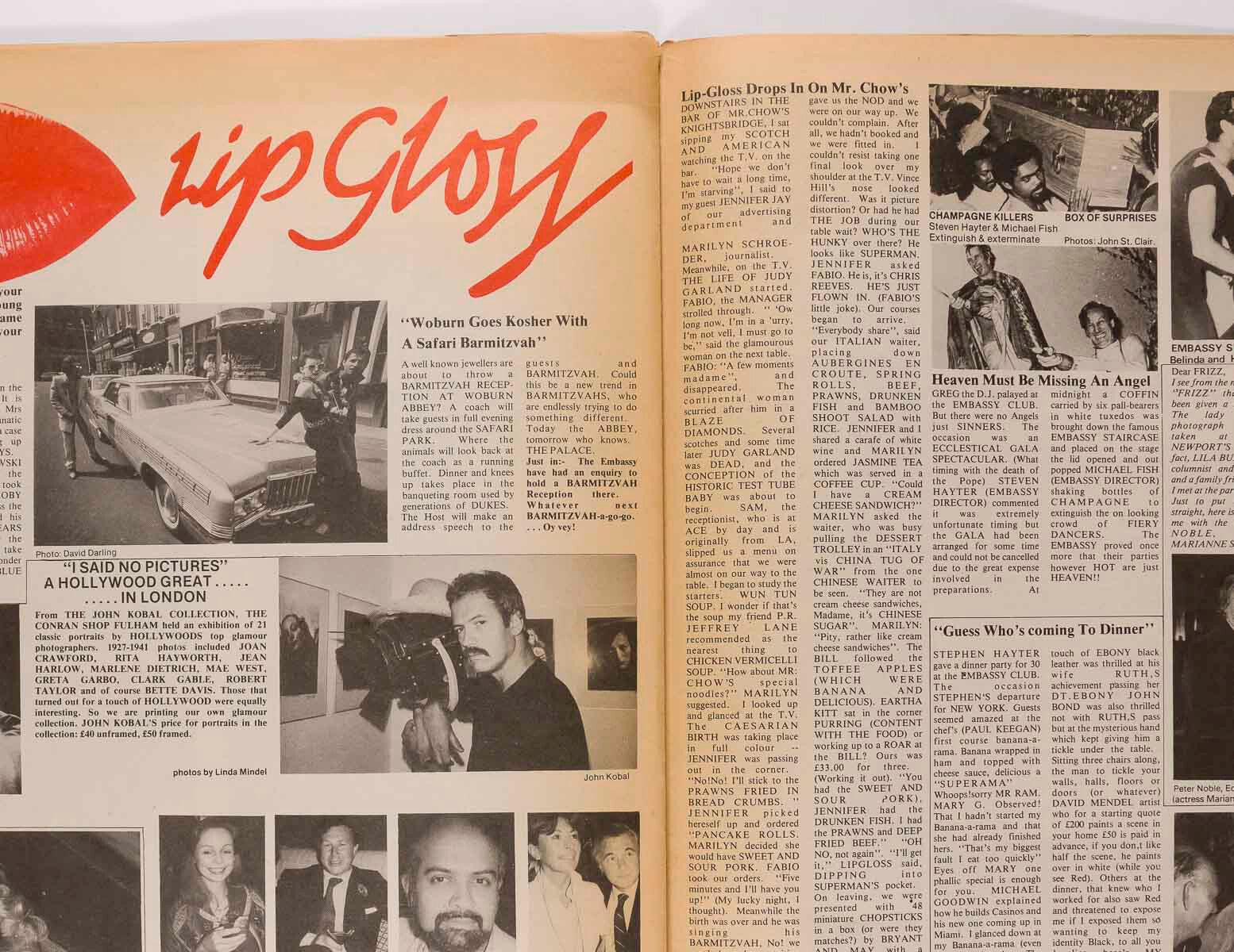 OLIVIA NEWTON JOHN Jaws EARTHA KITT Amanda Lear FRANKIE ALBANO Frizz magazine UK