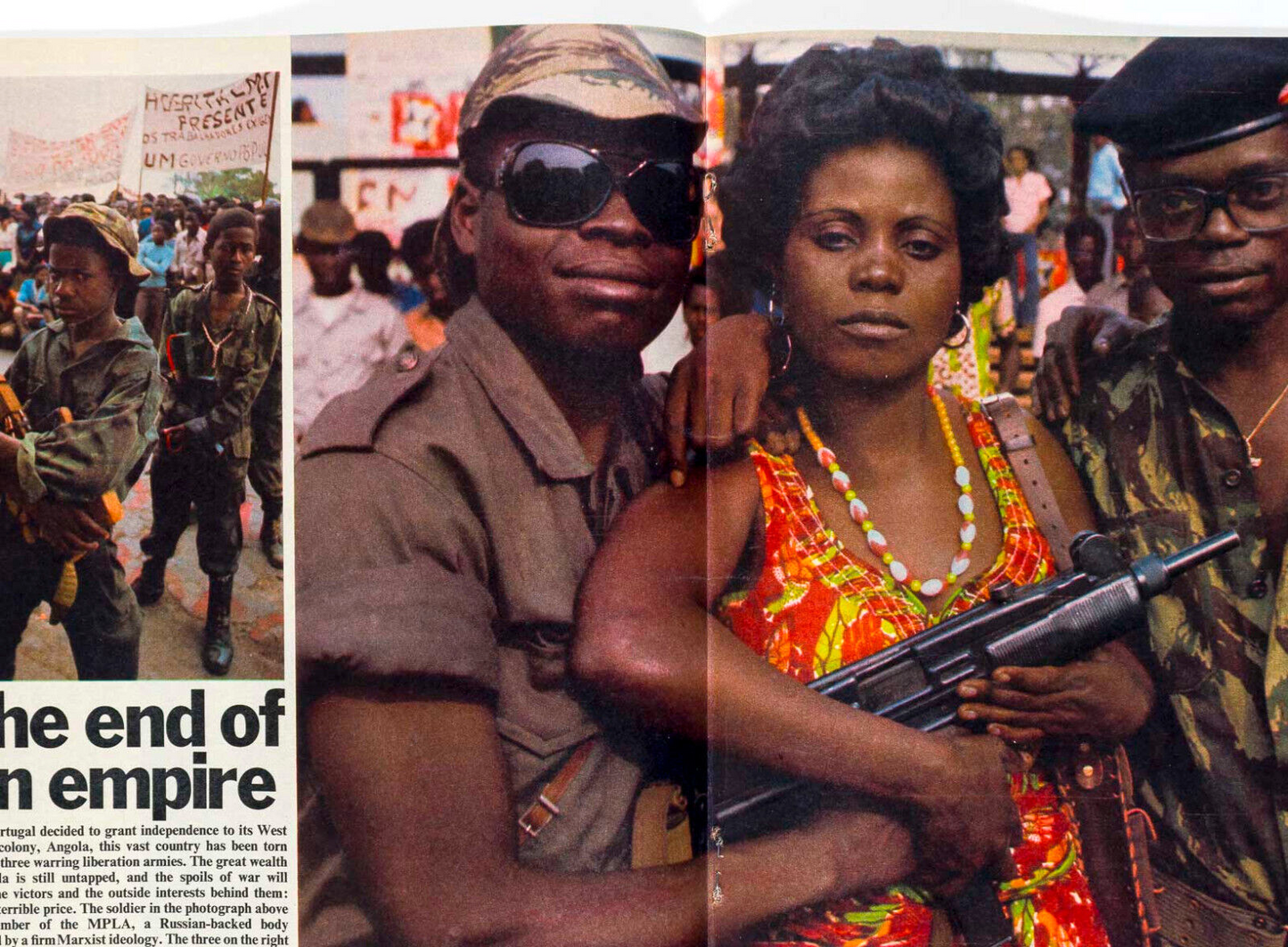 Angola DON McCULLIN Georgette Heyer BOB DYLAN Sunday Times magazine 1975 October