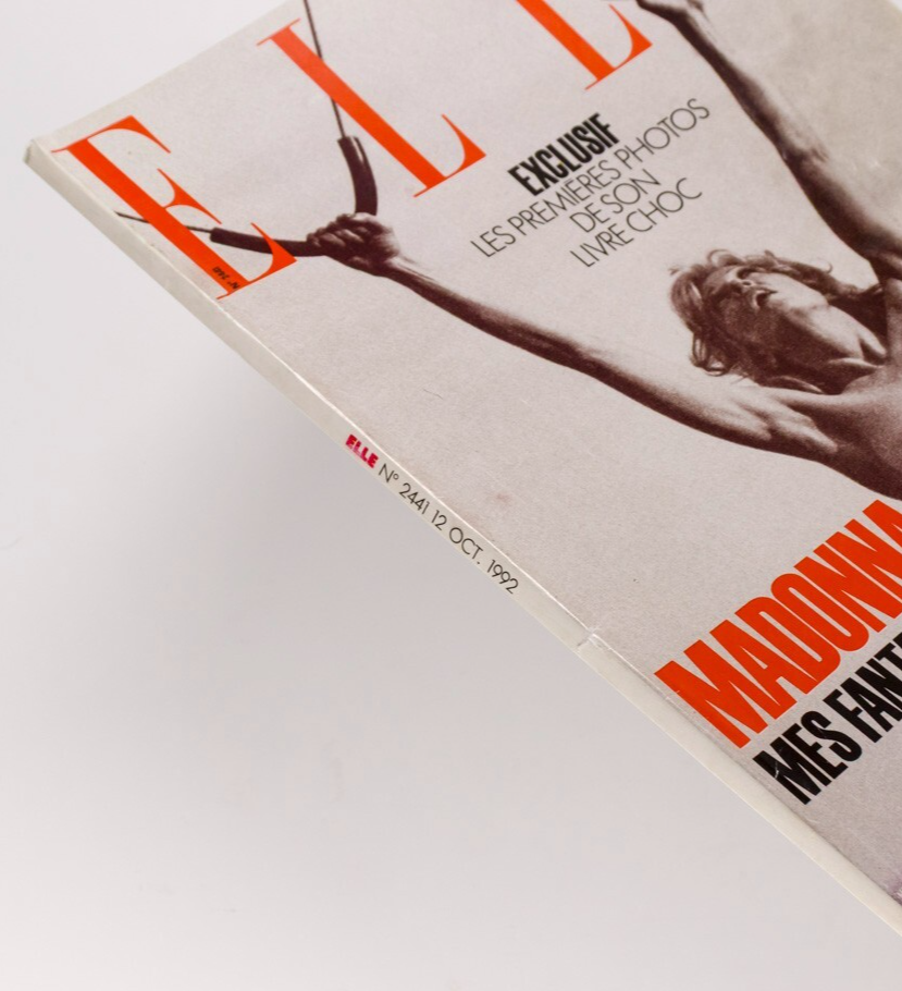 Madonna MEISEL Sex Book ELLE magazine AMBER VALLETTA Jean Colonna 1992 October