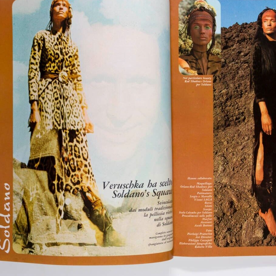 Birgitta Ramang VERUSCHKA Marisa Berenson VOGUE ITALIA Sept 1970 Donna Mitchell