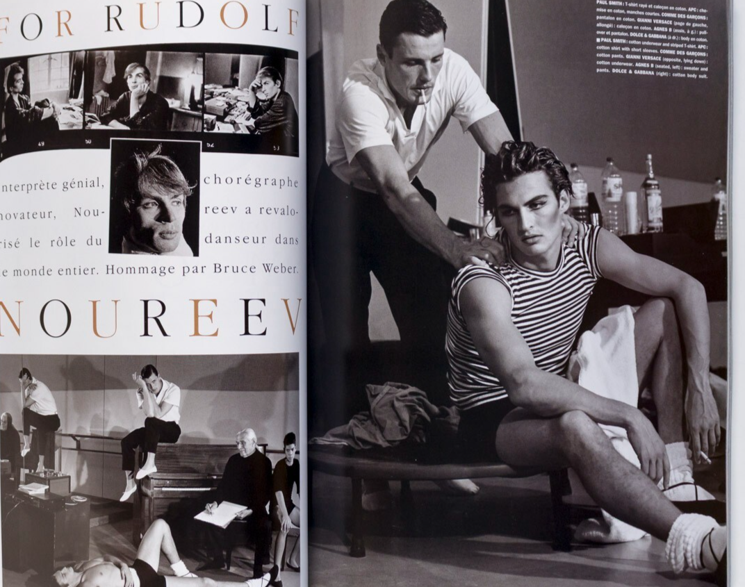 ATESH Tatjana Patitiz MARCUS SCHENKENBERG Vogue Hommes International 1994 Weber