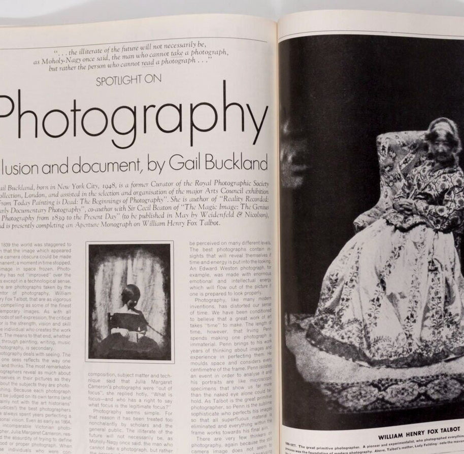 Toscani NORMAN PARKINSON Nina Campbell VOGUE February 1975 50th birthday present