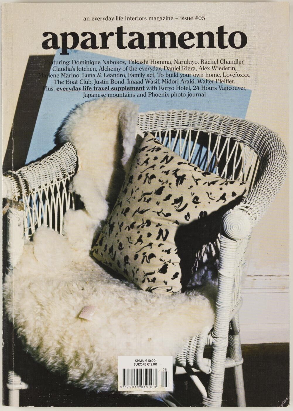 Takashi Homma WALTER PFEIFFER Claudia Roden KORYO HOTEL Apartamento magazine 5
