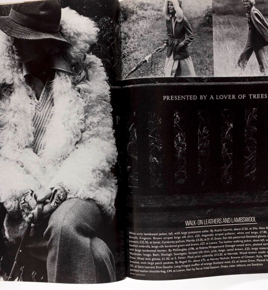 Zandra Rhodes NORMAN PARKINSON Apollonia BILL GIBB Wallis Franken MEN vtg VOGUE