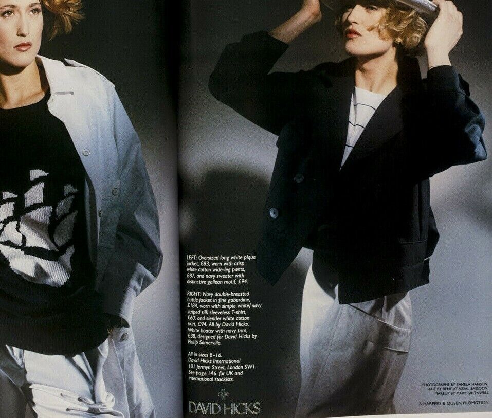 YASMIN LE BON Gloria Steinem TERENCE STAMP Marcel Marien CDG Harpers magazine UK