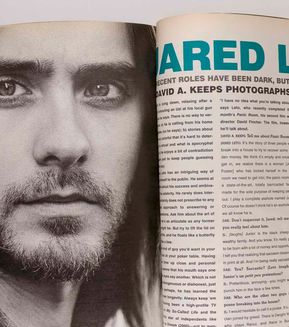 THORA BIRCH Jared Leto THE STROKES Interview magazine March 2002 Halle Berry VTG