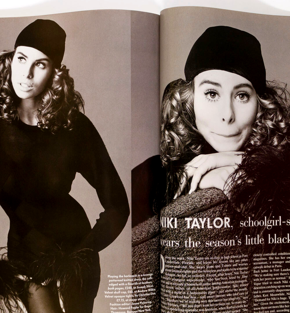 Lady Diana CHRISTY TURLINGTON Dee-Lite NIKI TAYLOR Candida Lycett Green VOGUE UK