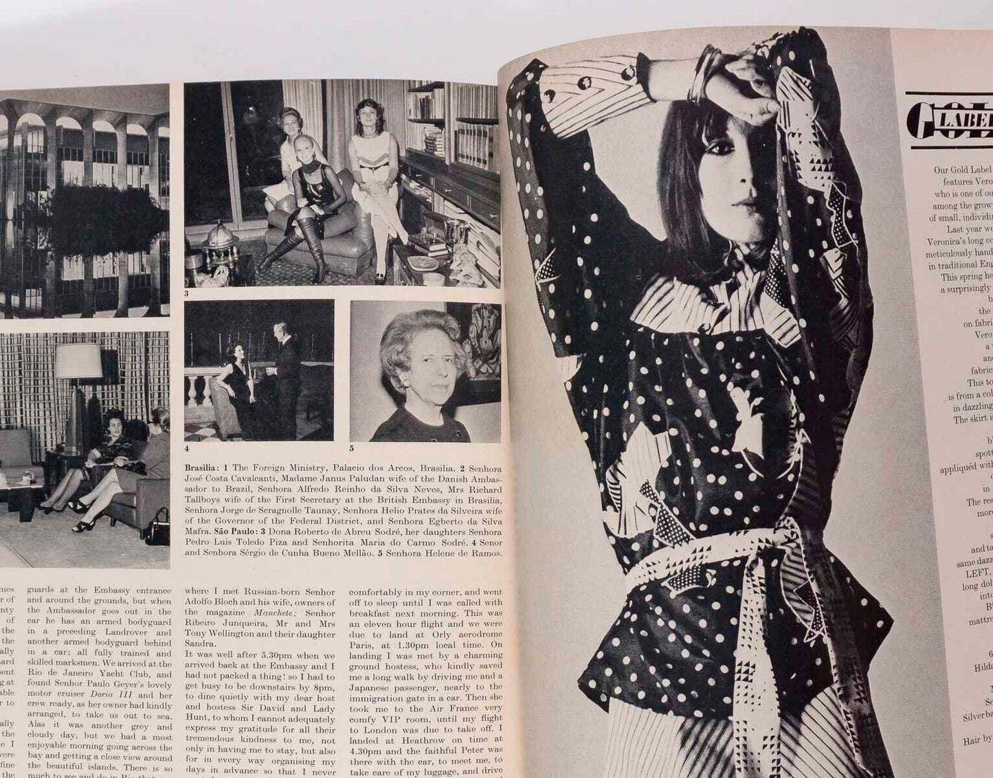 ANJELICA HUSTON Nemone Lethbridge PARIS Yellow ALEX CHATELAIN Harpers & Queen UK
