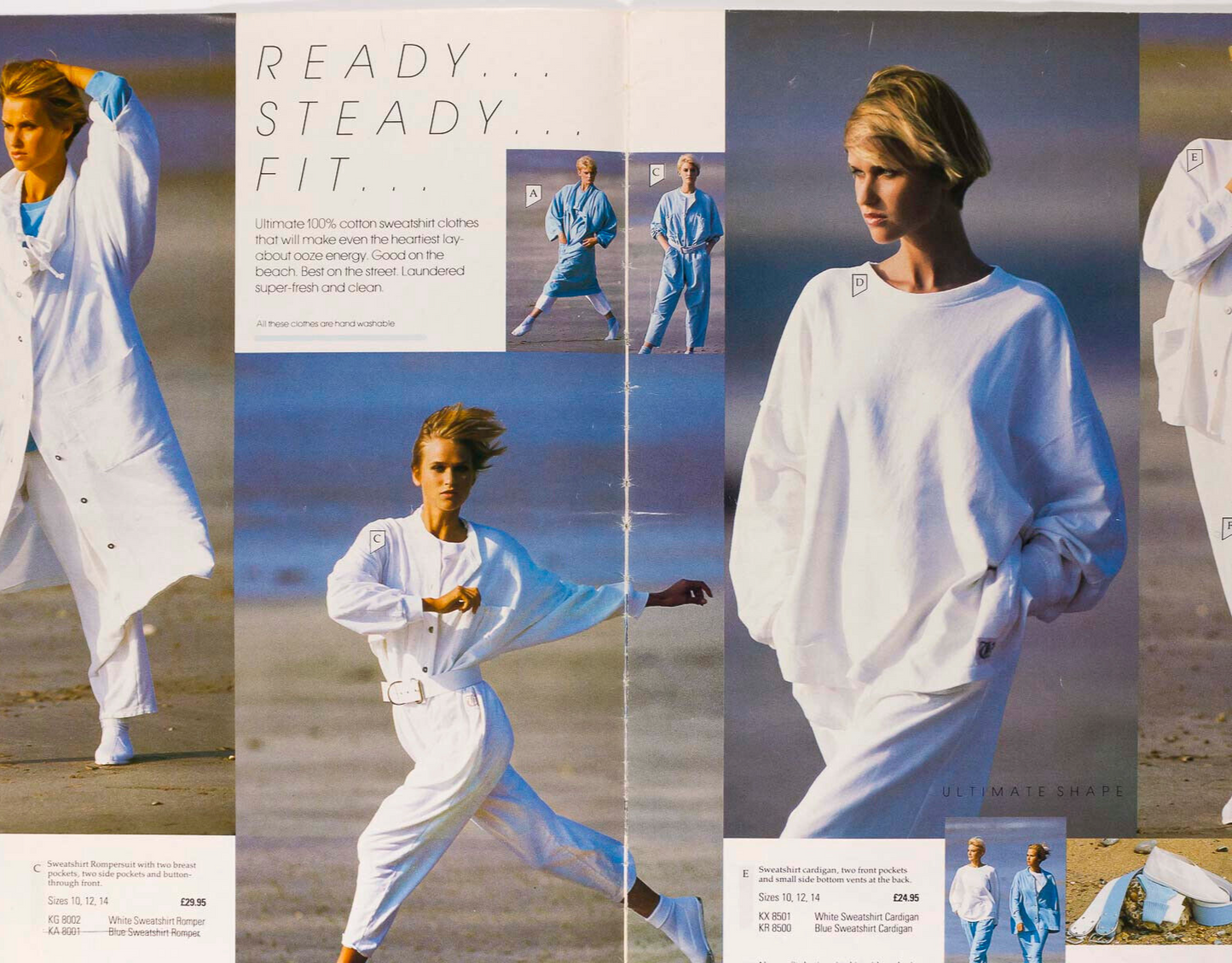 MICHELLE EABRY Claire Ringrose WAREHOUSE ByMail catalog LOOKBOOK vtg Spring 1986