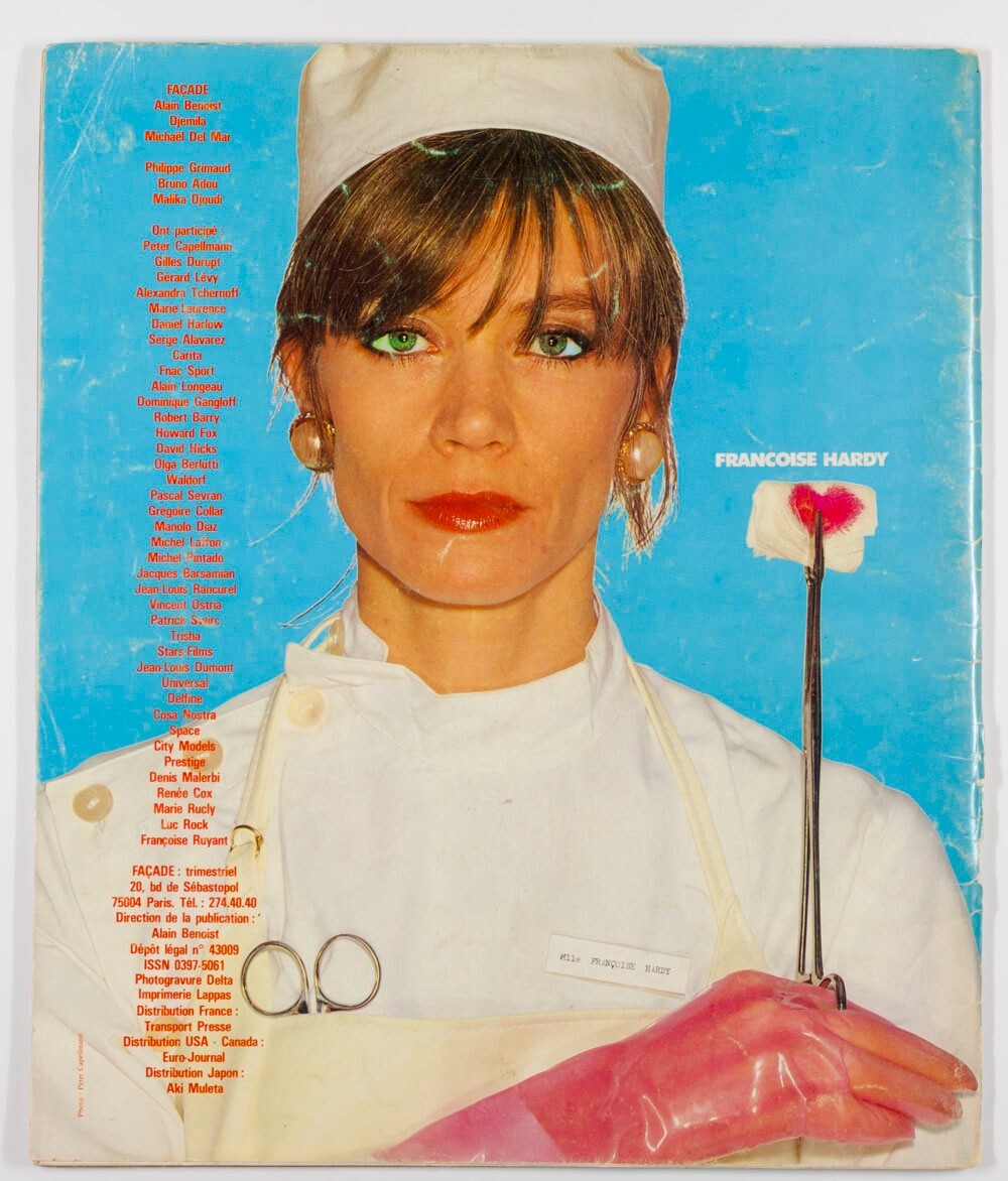 Gerard Depardieu FRANCOISE HARDY Djmela FACADE magazine # 11 1982 Julio Iglesias