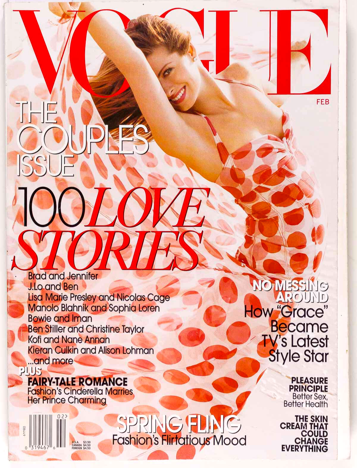 Debra Messing KIERAN CULKIN Ben Stiller VOGUE February 2003 Lisa Marie Presley