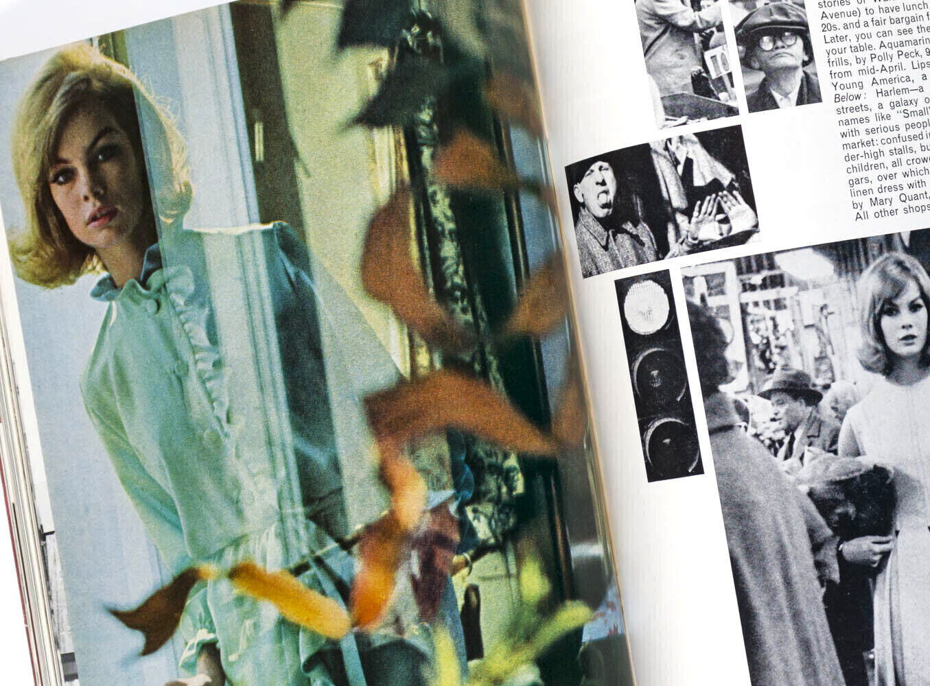 Jean Shrimpton & David Bailey in NYC WE'LL TAKE MANHATTAN Len Deighton VOGUE vtg