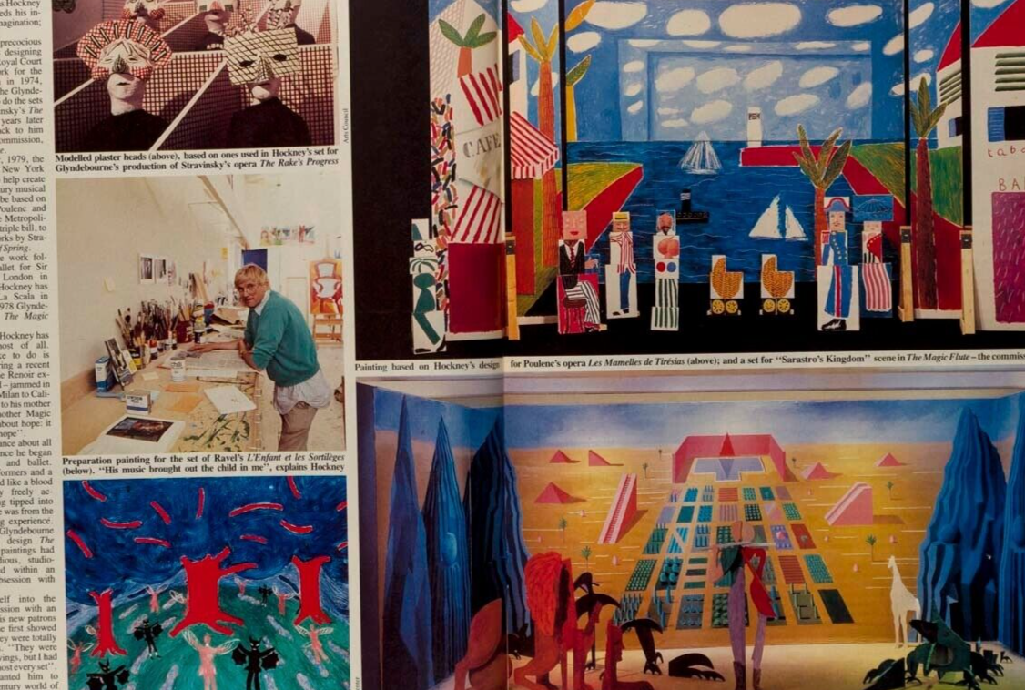 David Hockney PUTTNAM Vivien Leigh TELEGRAPH MAGAZINE August 1985 Cornel Lucas