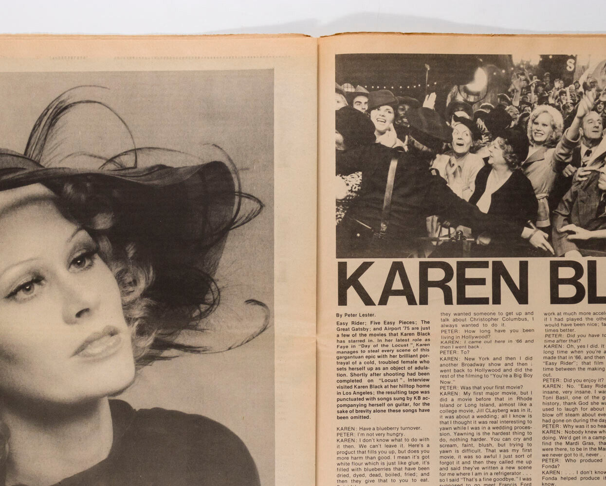 KENNETH J LANE Max Ernst KAREN BLACK Marc Bohan VIVA Warhol's INTERVIEW MAGAZINE