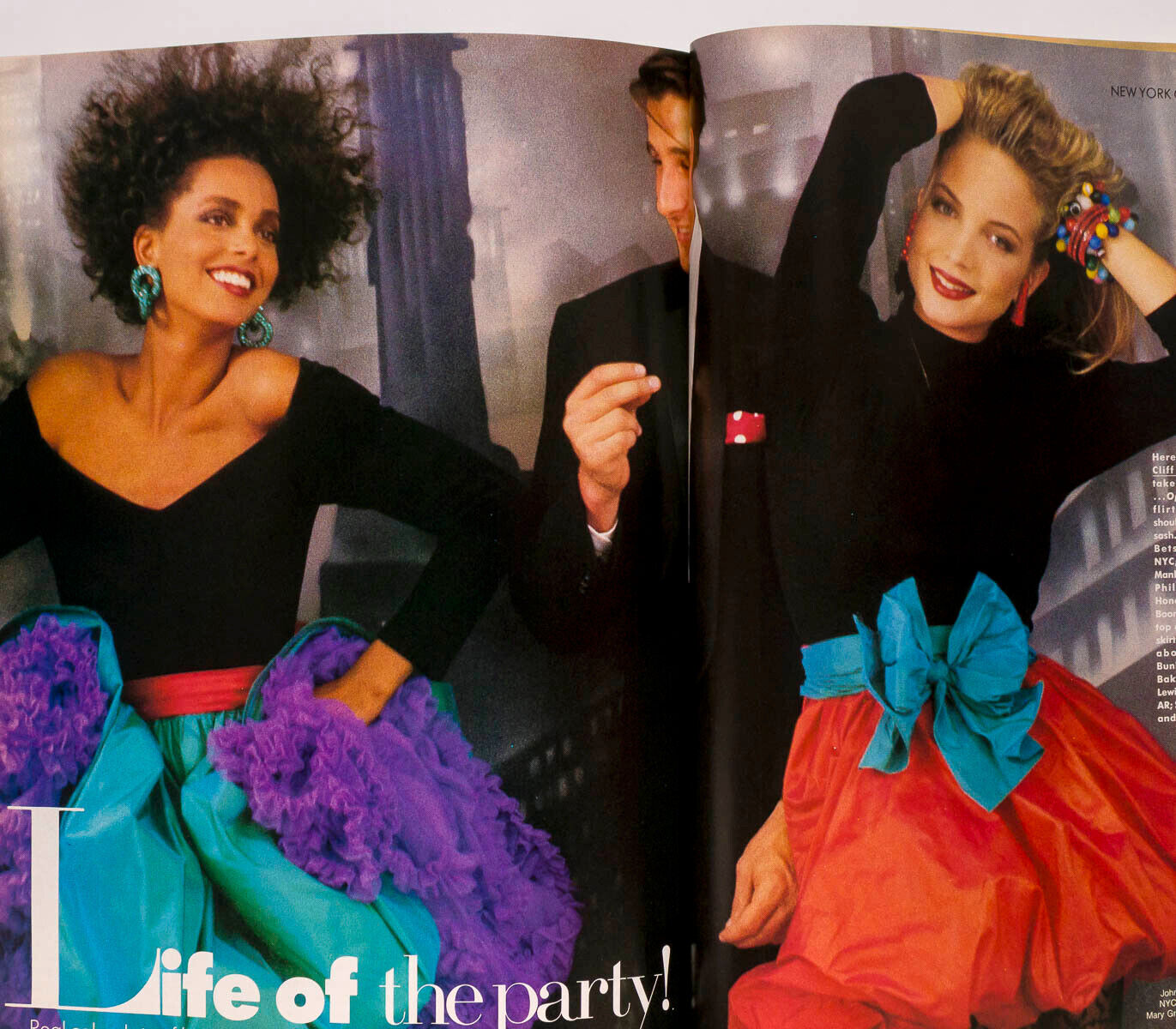 Cindy Crawford MOLLY RINGWALD Emily Lloyd VOGUE Sept 1987 US Evangelista PATITZ