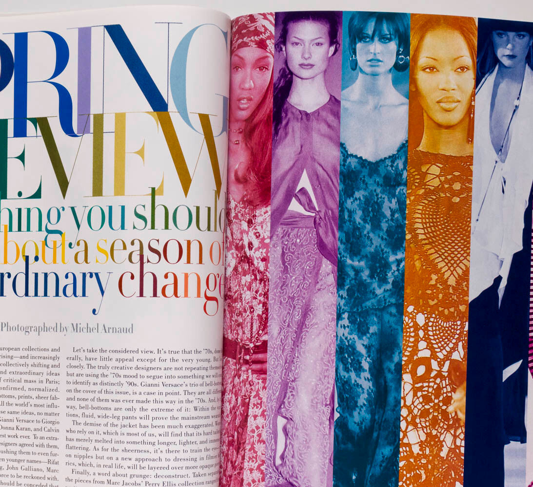Kate Moss MARC JACOBS Edward Furlong HARPERS BAZAAR Christy PETER LINDBERGH Karl