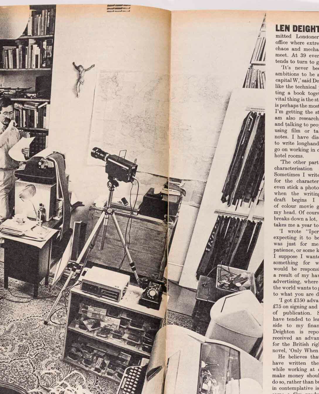 ANTHONY TROLLOPE Len Deighton BARRY FANTONI Observer magazine 1968 Brian Duffy