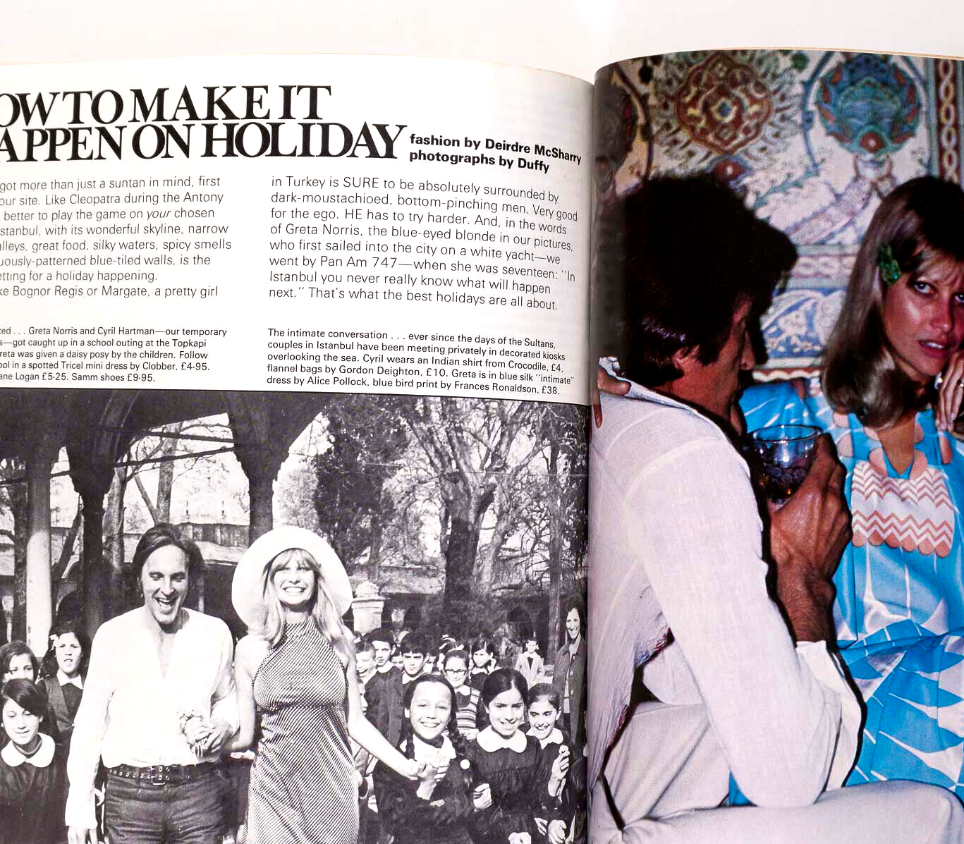 PAULENE STONE Laurence Harvey GRETA NORRIS Cosmopolitan magazine Jul 1972 Twiggy