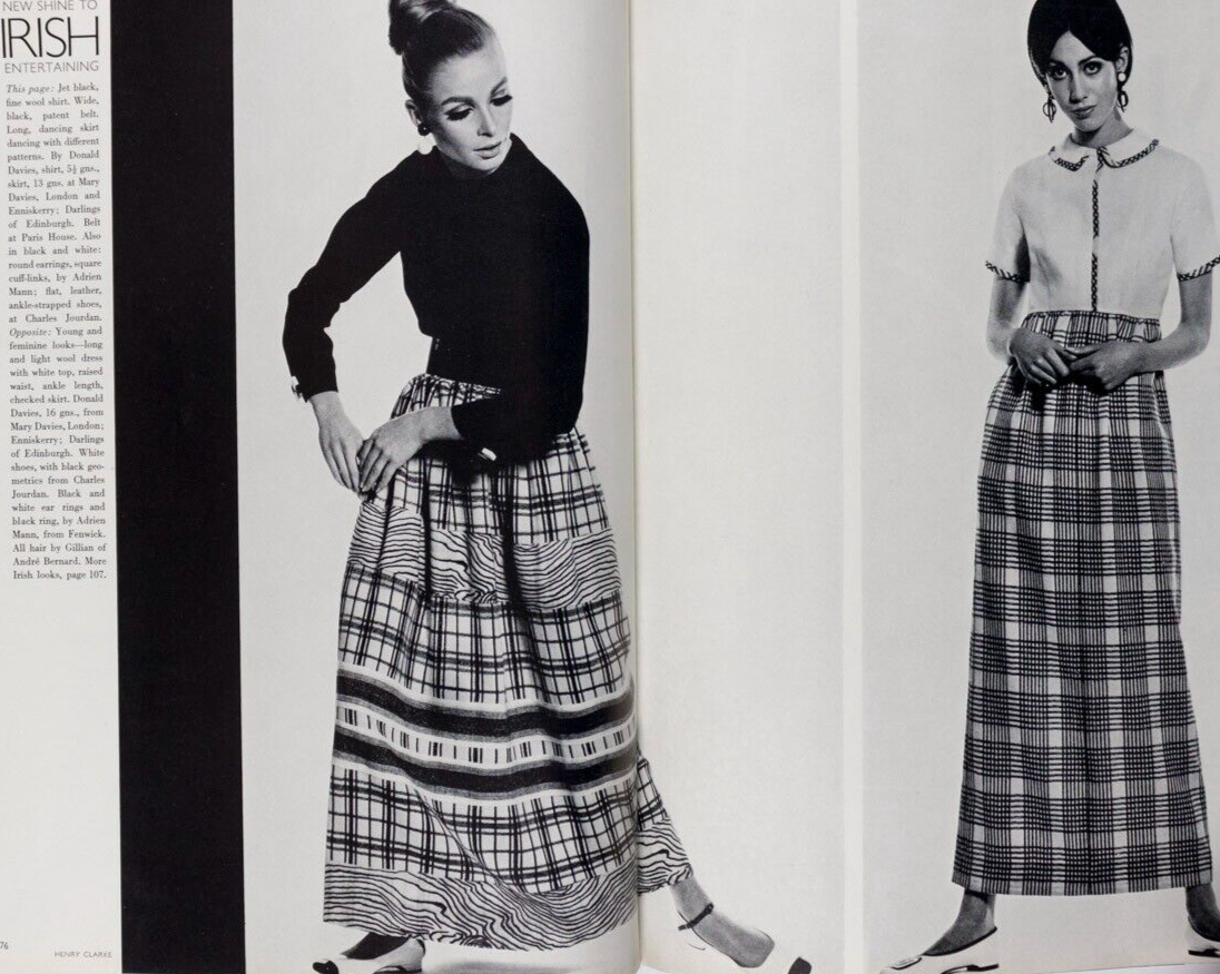 Veruschka JEAN SHRIMPTON Sonia Delaunay VOGUE February 1966 DUFFY Guy Bourdin UK