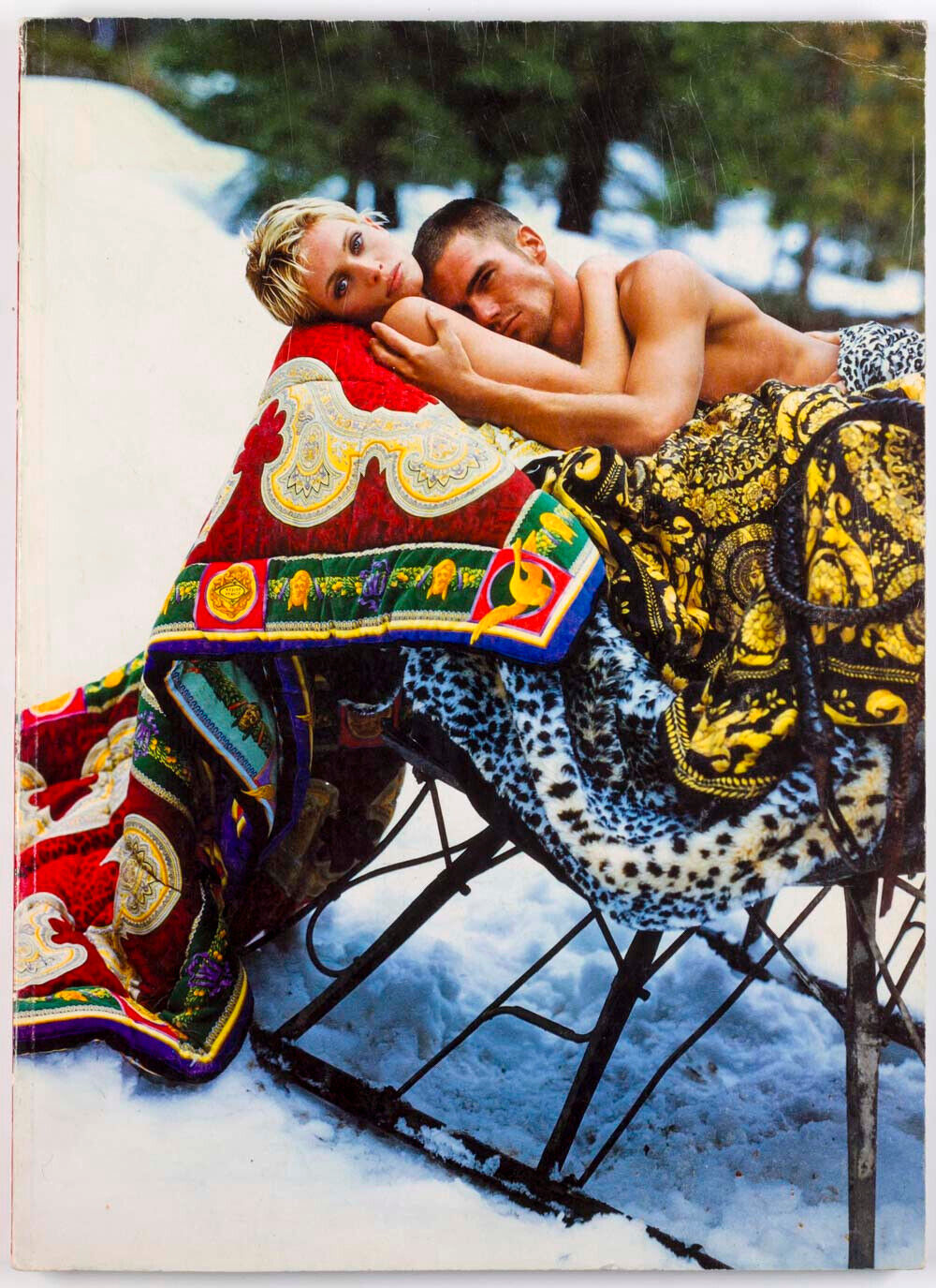 Claudia Schiffer AVEDON Bruce Weber GIANNI VERSACE lookbook Fall