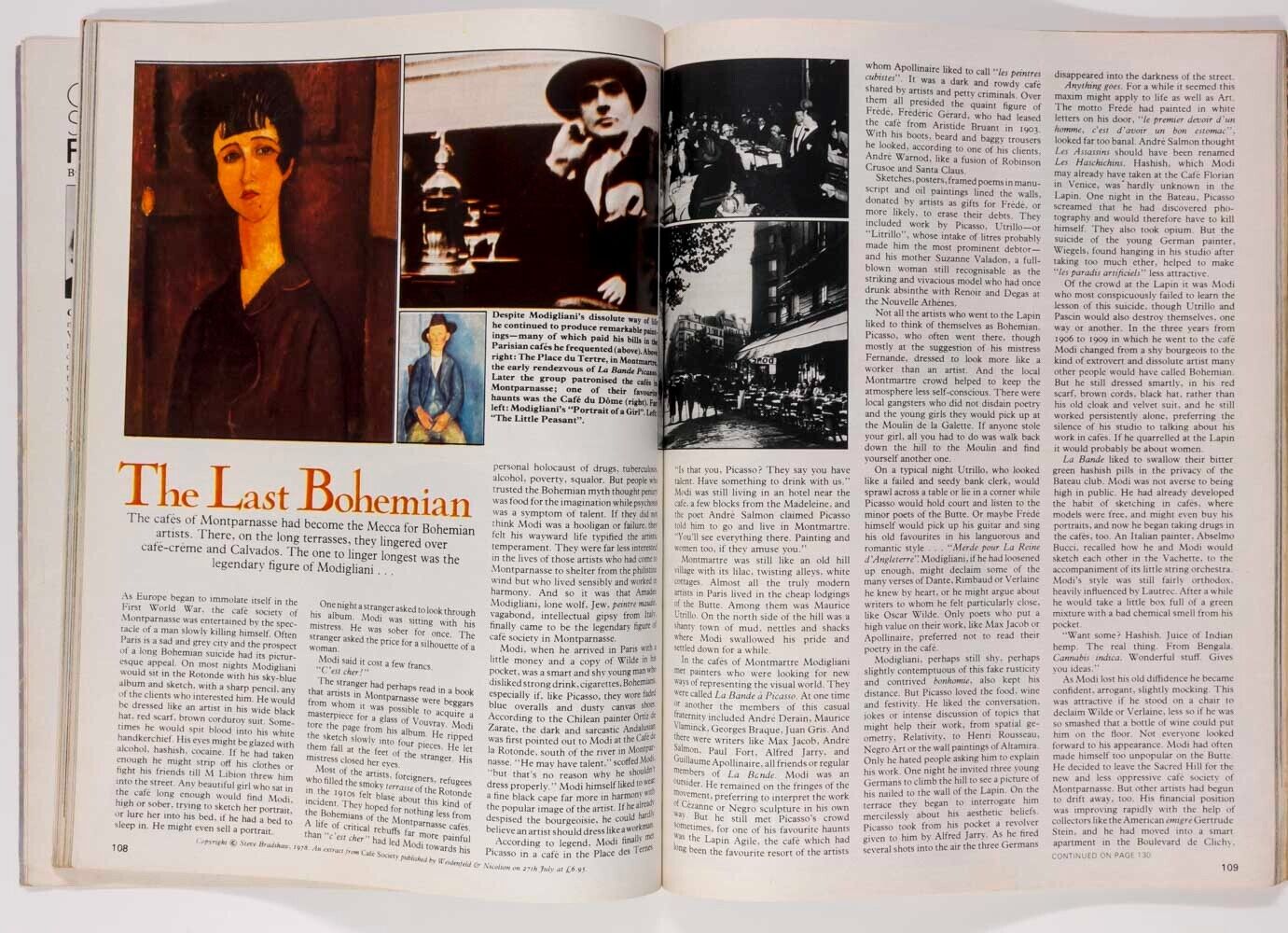 Janice Dickinson BRUCE DERN Farah Shah Iran MADELINE KAHN Cosmopolitan magazine