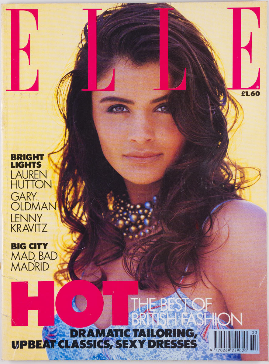 Helena Christensen VIVIENNE WESTWOOD Yasmin Le Bon MARK BORTHWICK Elle magazine