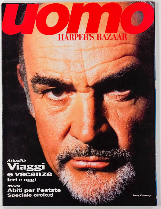 Sean Connery SUMMER CLOTHES holidays WATCHES men's fashion HARPER'S BAZAAR UOMO