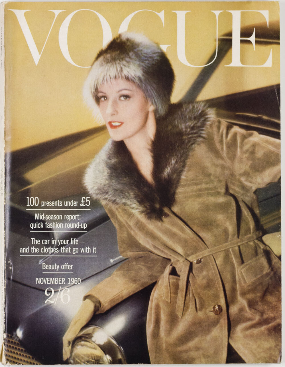 Irving Penn TRIUMPH CAR Brian Duffy BILL BRANDT Colette VOGUE November 1960 vtg