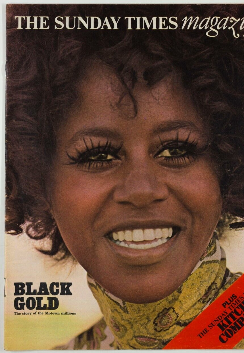 Diana Ross MOTOWN Supremes JACKSON 5 Jean Terrel JULIE EGE Sunday Times magazine