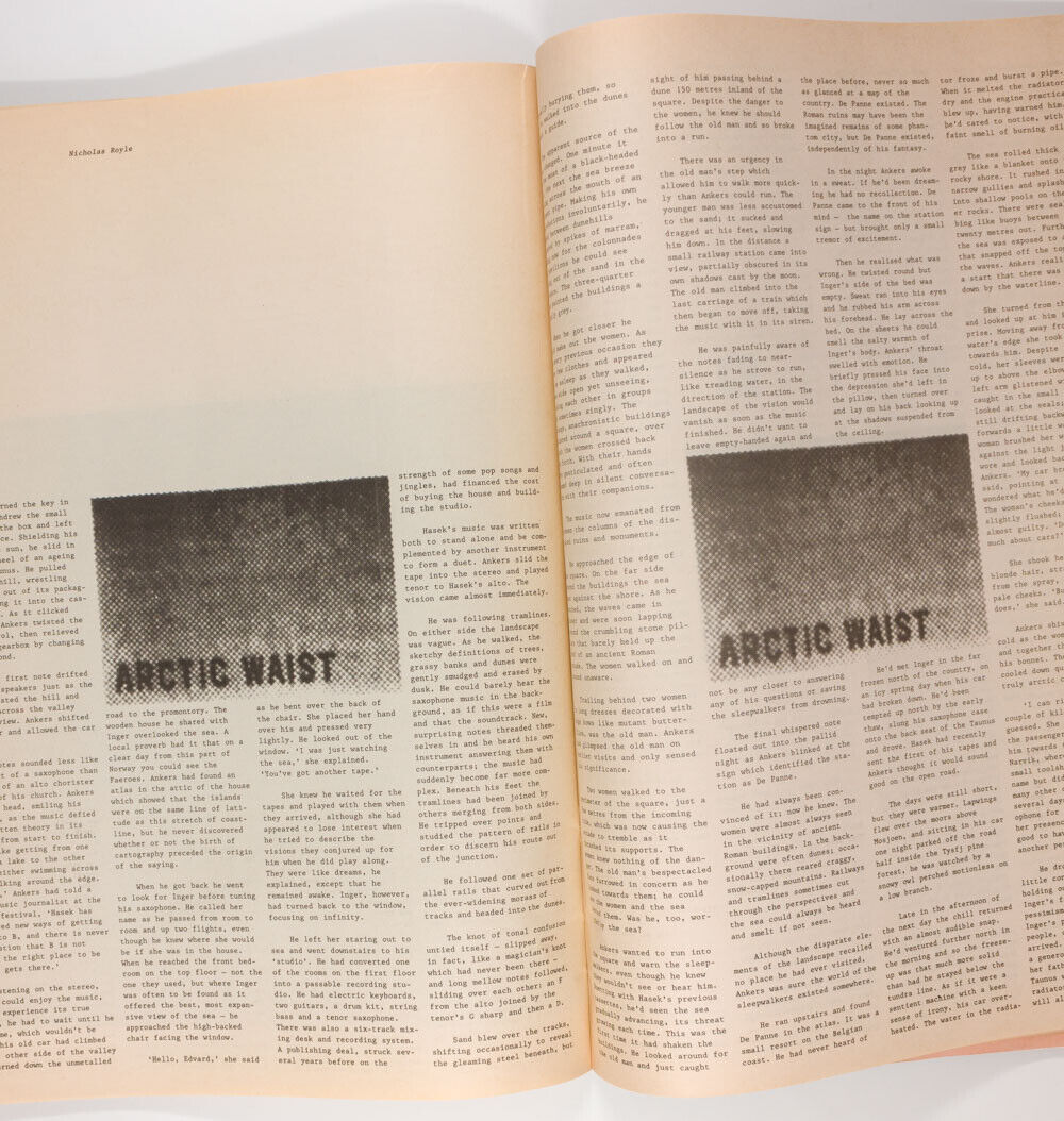 DREW JARRETT Mark Power STEVE PIKE Issue # I A Be Sea magazine Visual Paper 1993