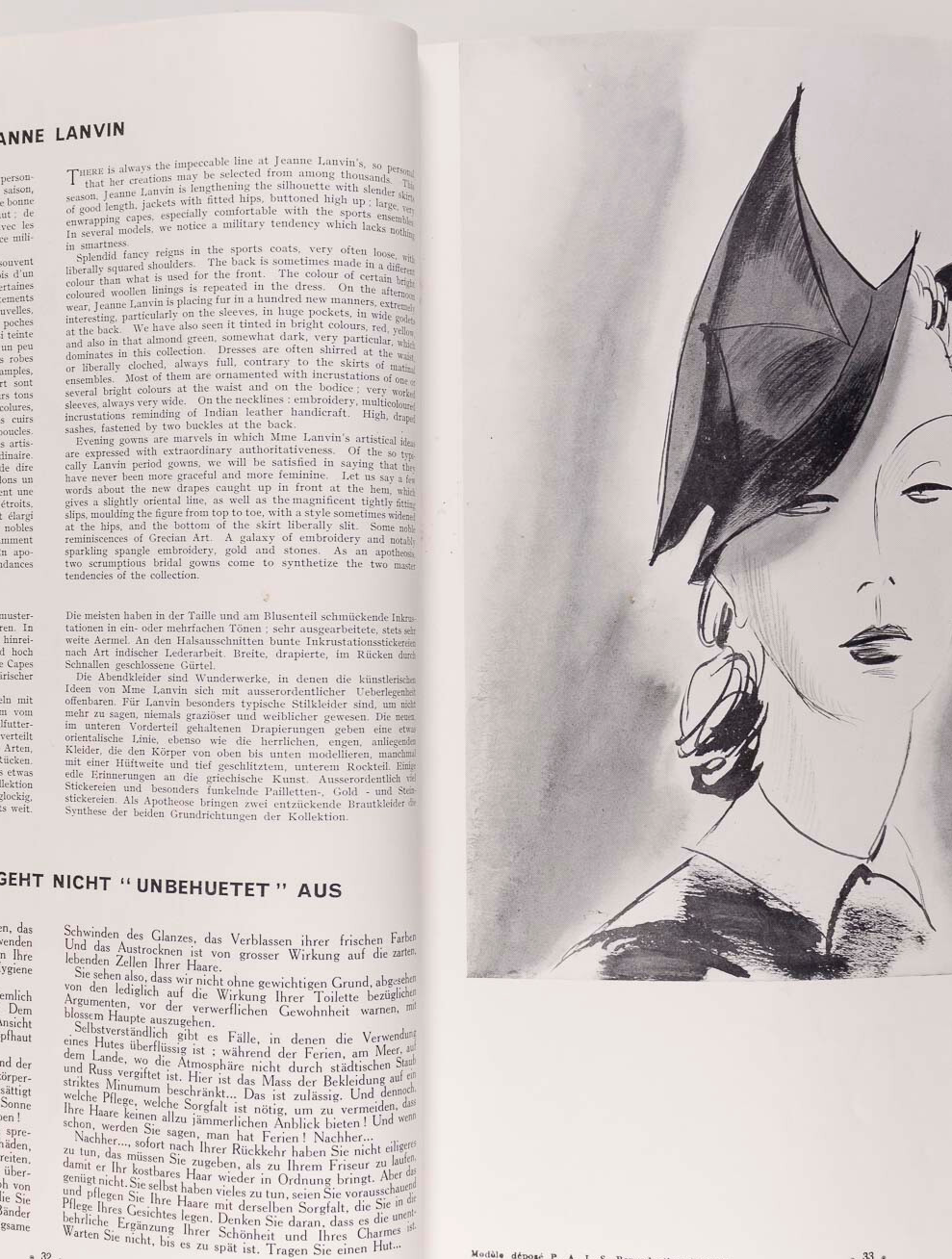 BENIGNI Lanvin MOLYNEUX Balenciaga L'OFFICIEL September 1939 Winter Collections