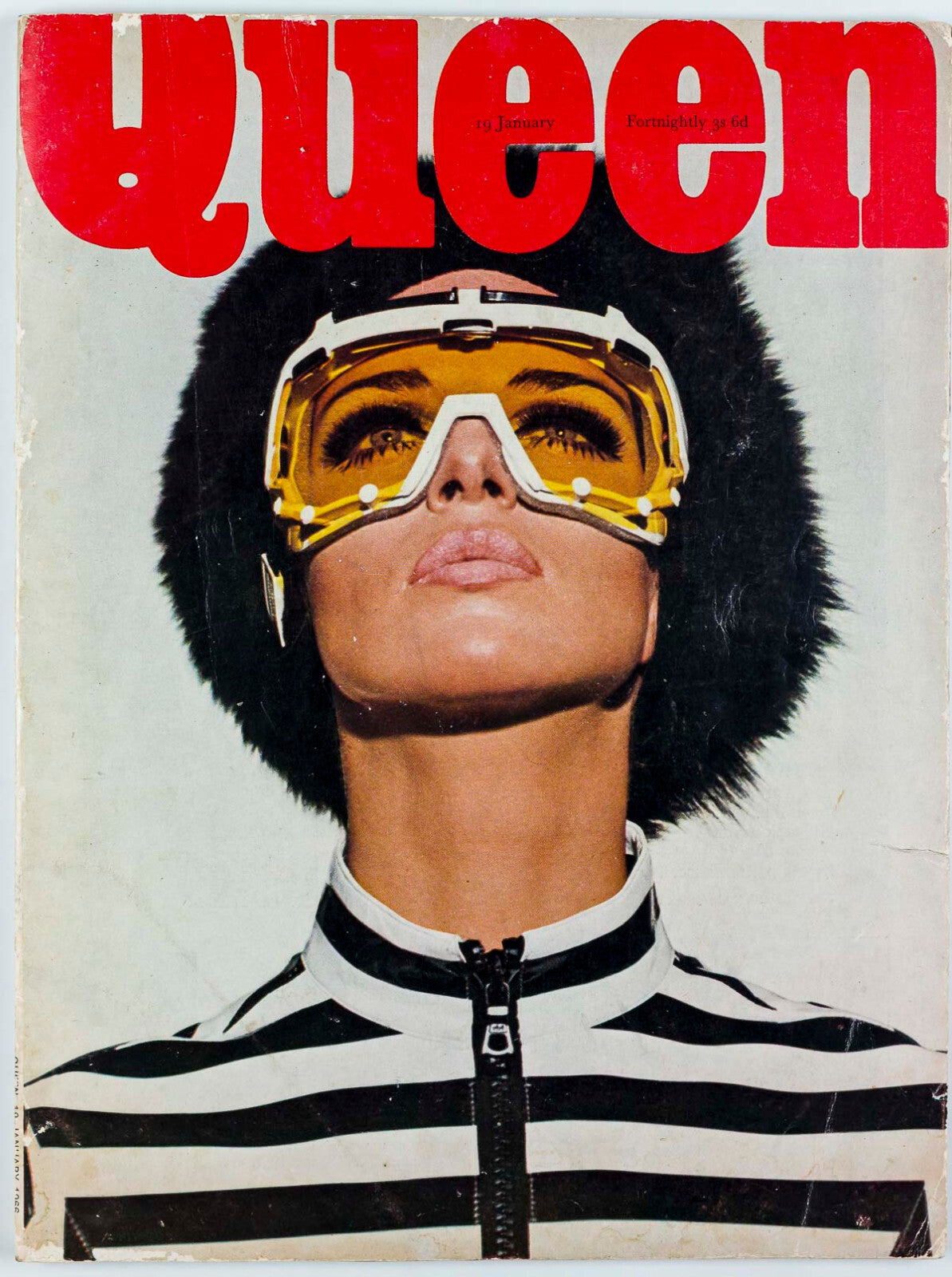 Brian Duffy SKIWEAR OpArt PAULENE STONE Hardy Amies QUEEN magazine January 1966