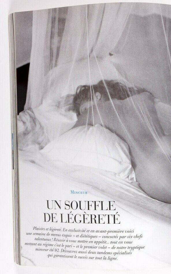 Naomi Campbell CHRISTY TURLINGTON Tina Chow PAOLO ROVERSI vtg YSL ~ Vogue France