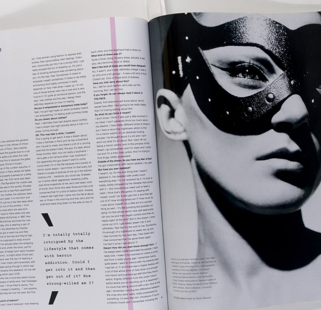 Alexander McQueen DAVID ARMSTRONG Corinne Day JOANNA NEWSOM The Face magazine UK