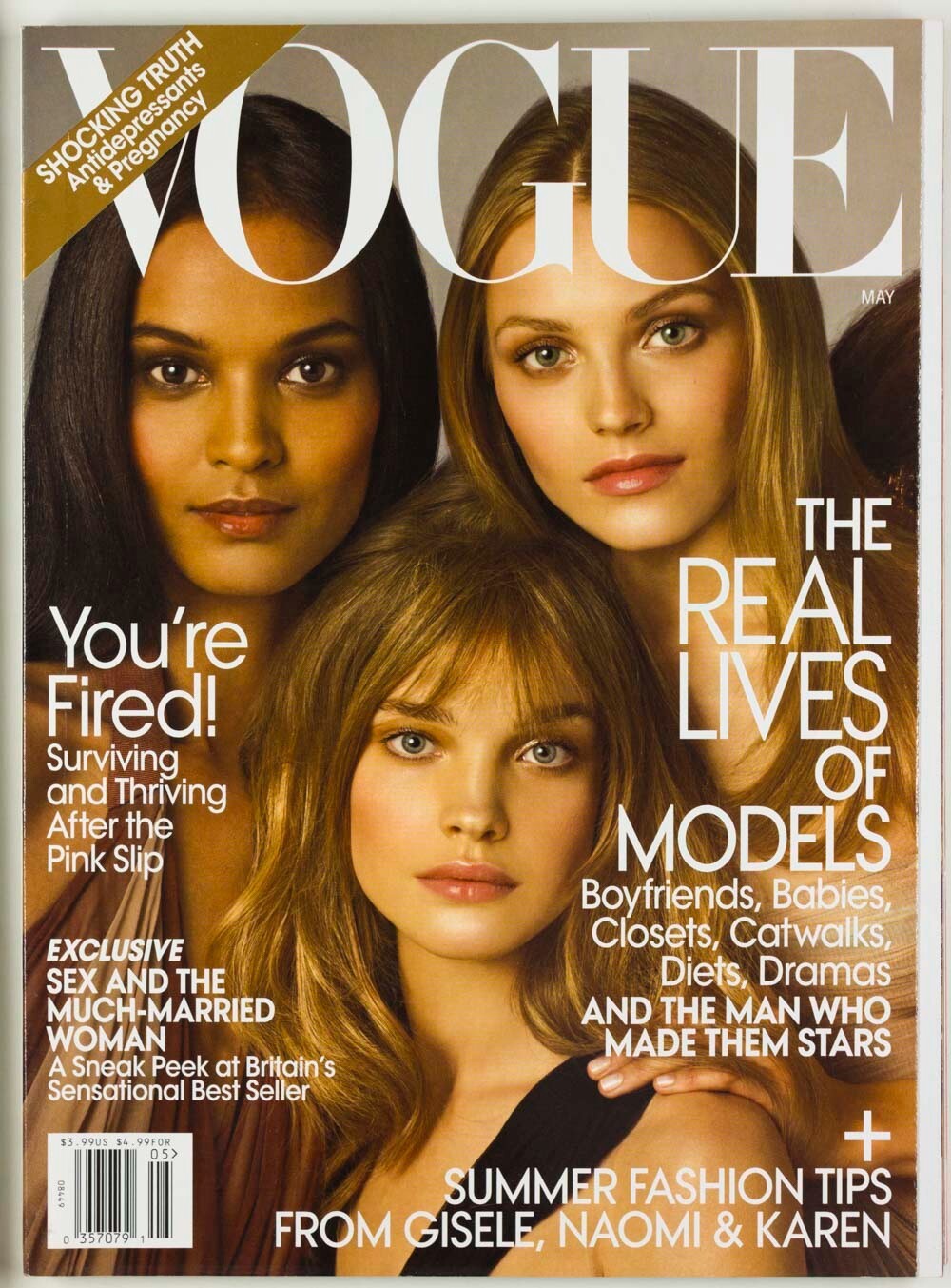 Natalia Vodianova LIYA KEBEDE Kate Moss VOGUE May 2009 Gisele EVANGELISTA Beaton