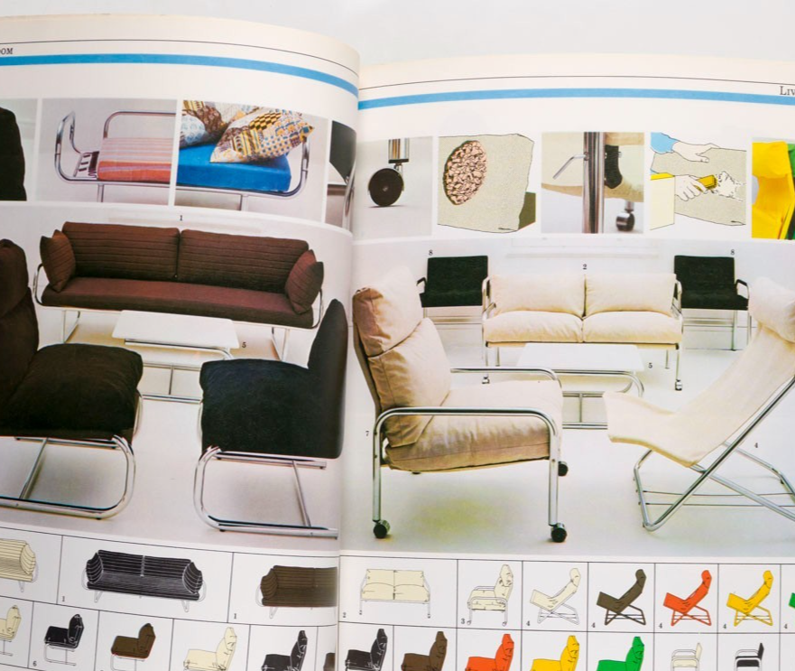HABITAT catalogue 1976 Crayonne TERENCE CONRAN sofa INTERIOR DESIGN magazine VTG