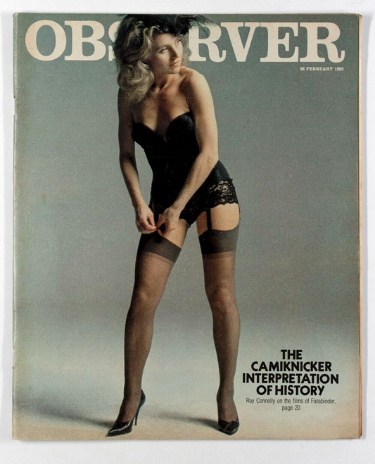 Hanna Schygulla FASSBINDER Barbara Sukowa BOWIE George Melly OBSERVER magazine