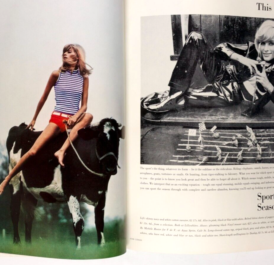 Jill Kennington FONTEYN Antoinette Sibley PRINCESS AGA KHAN Harpers UK July 1965