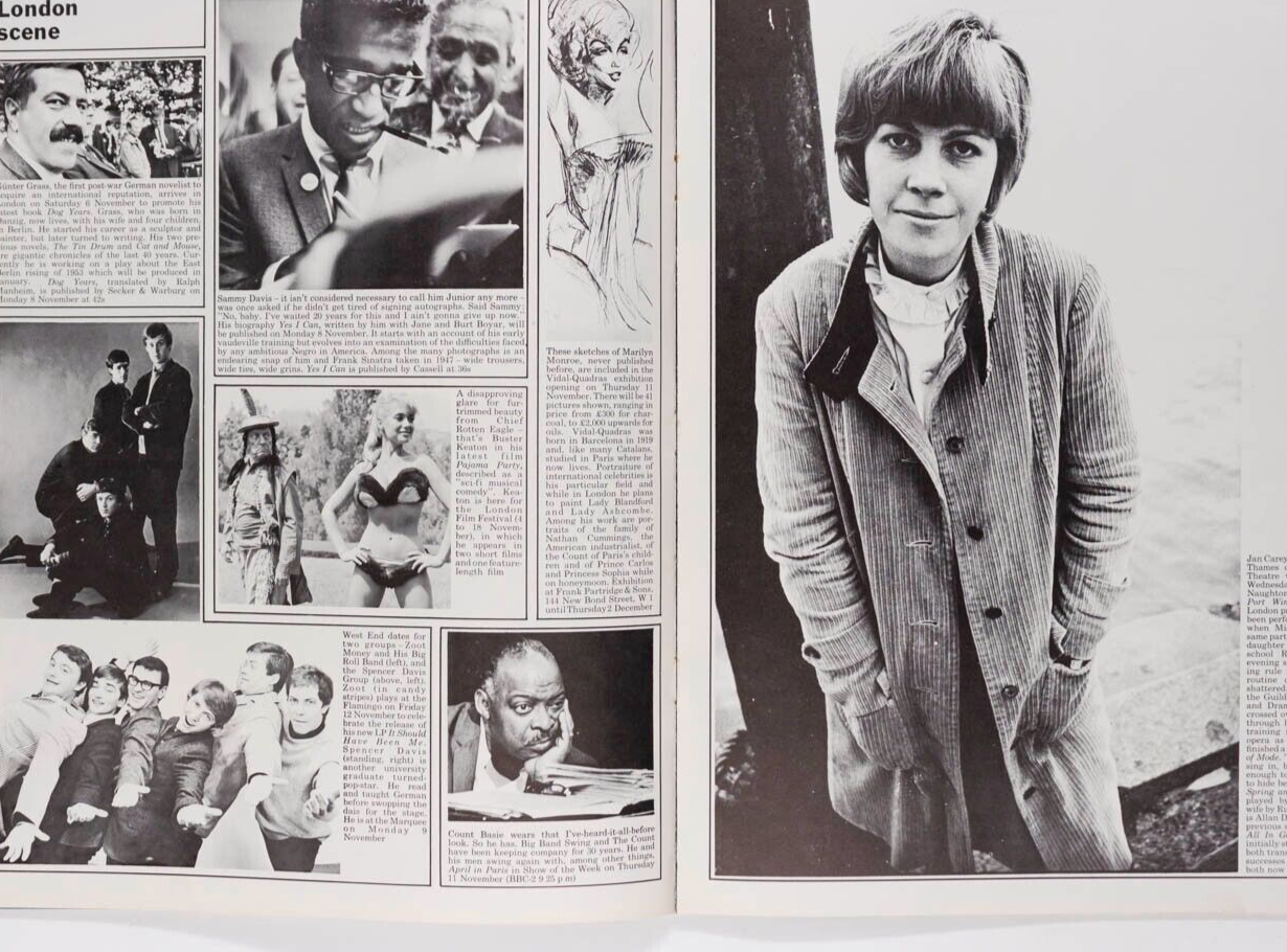 Tony Bennett IAN DURY Sandie Shaw JOE TILSON Gerald Scarfe LONDON LIFE magazine