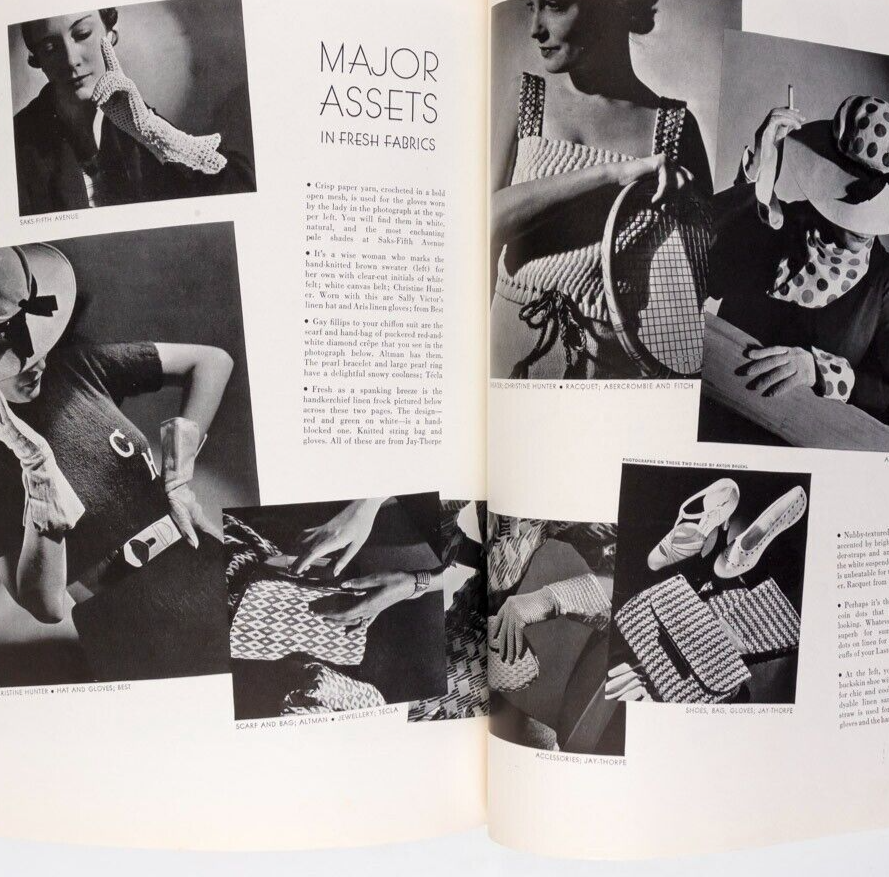 Paris Collections US VOGUE June 1934 Benito CECIL BEATON Horst Toni Frissell RBW
