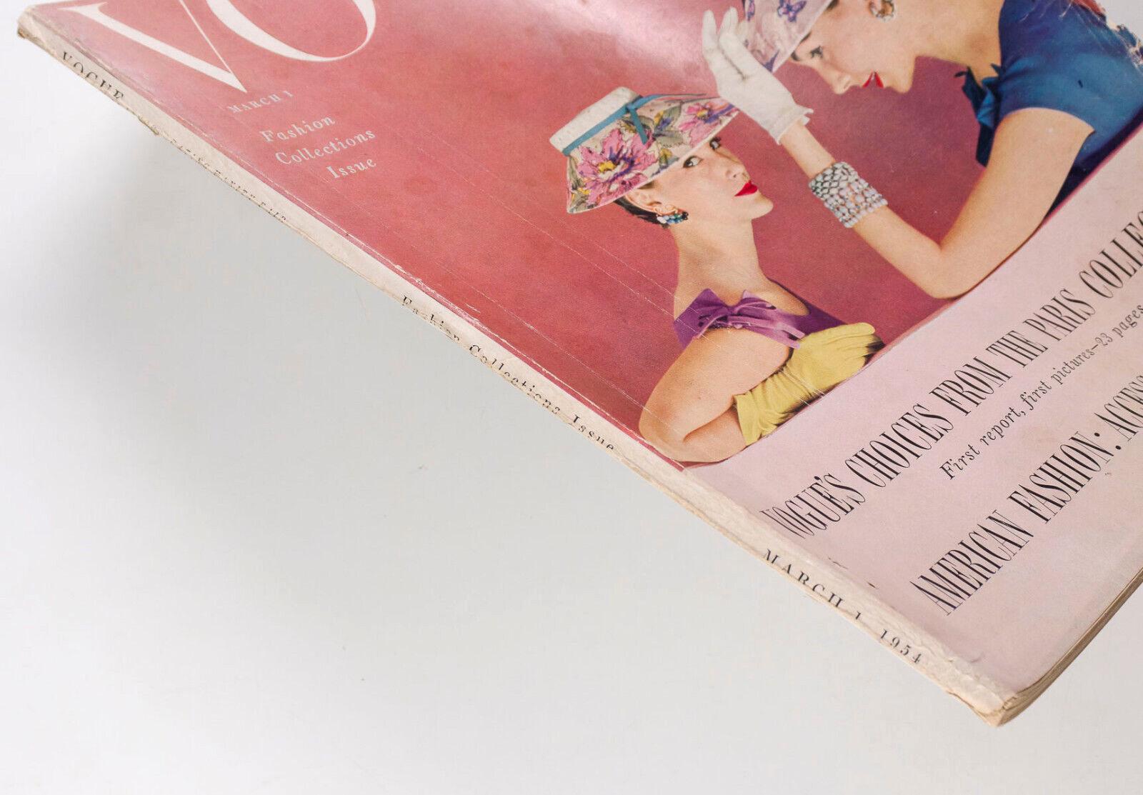 Mary Jane Russell CHERRY NELMS Joan Greenwood VOGUE 1954 Penn CLAUDE RAINS Paris