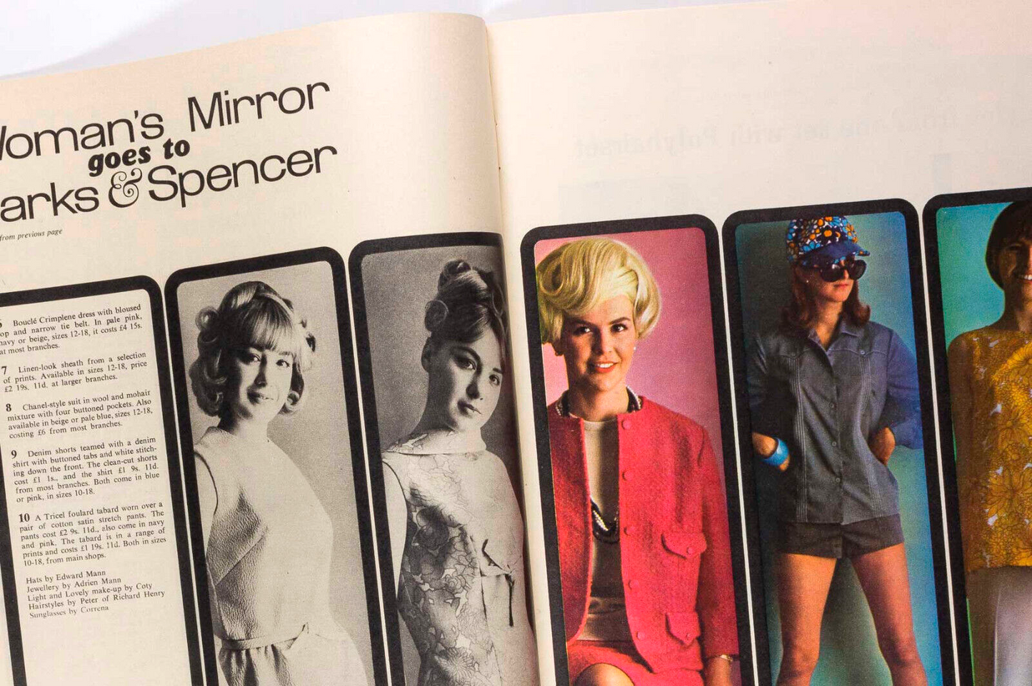 VANESSA REDGRAVE Hispard BARRY LATEGAN Rachel Roberts UK Woman's Mirror magazine