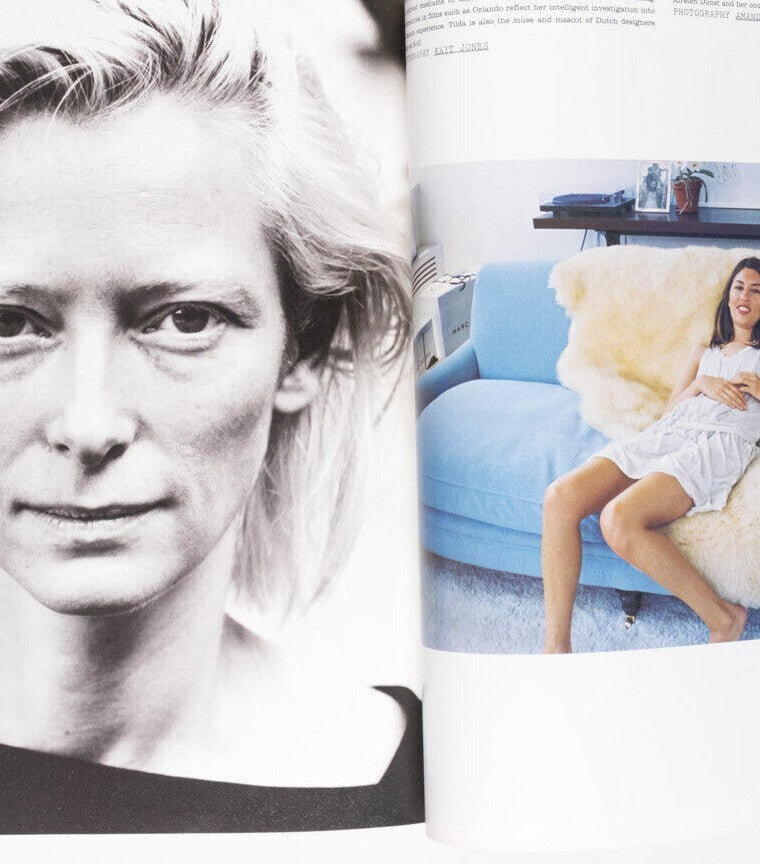 Liya Kebede JESSICA STAM Tatum O'Neal i-D September 2005 Tilda Swinton MIKE PITT