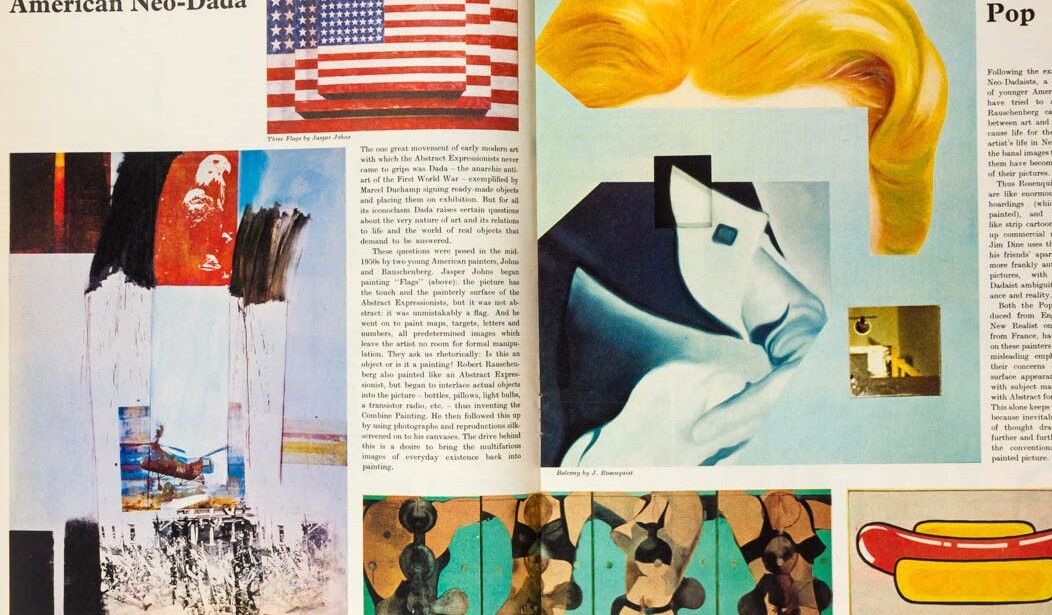 Robert Rauschenberg DAVID HOCKNEY Art BRIDGET RILEY Krushchev OBSERVER magazine