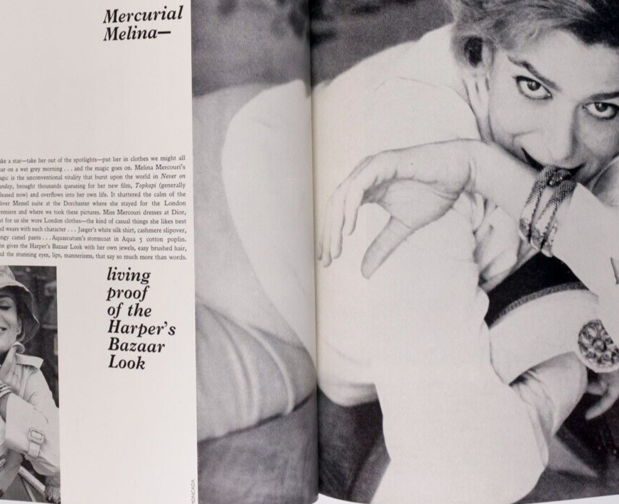Celia Hammond JILL KENNINGTON Grace Coddington HARPERS Feb 1965 Melina Mercouri