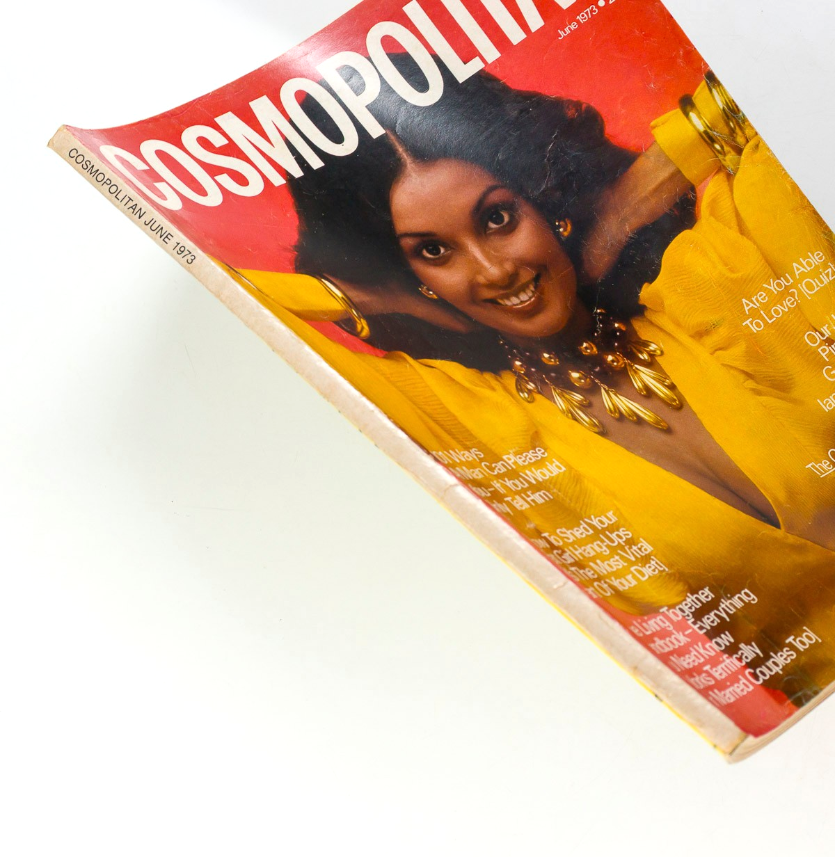 Shakira Caine IAN MCSHANE Pat Cleveland COSMOPOLITAN magazine June 1973 UK Baksh