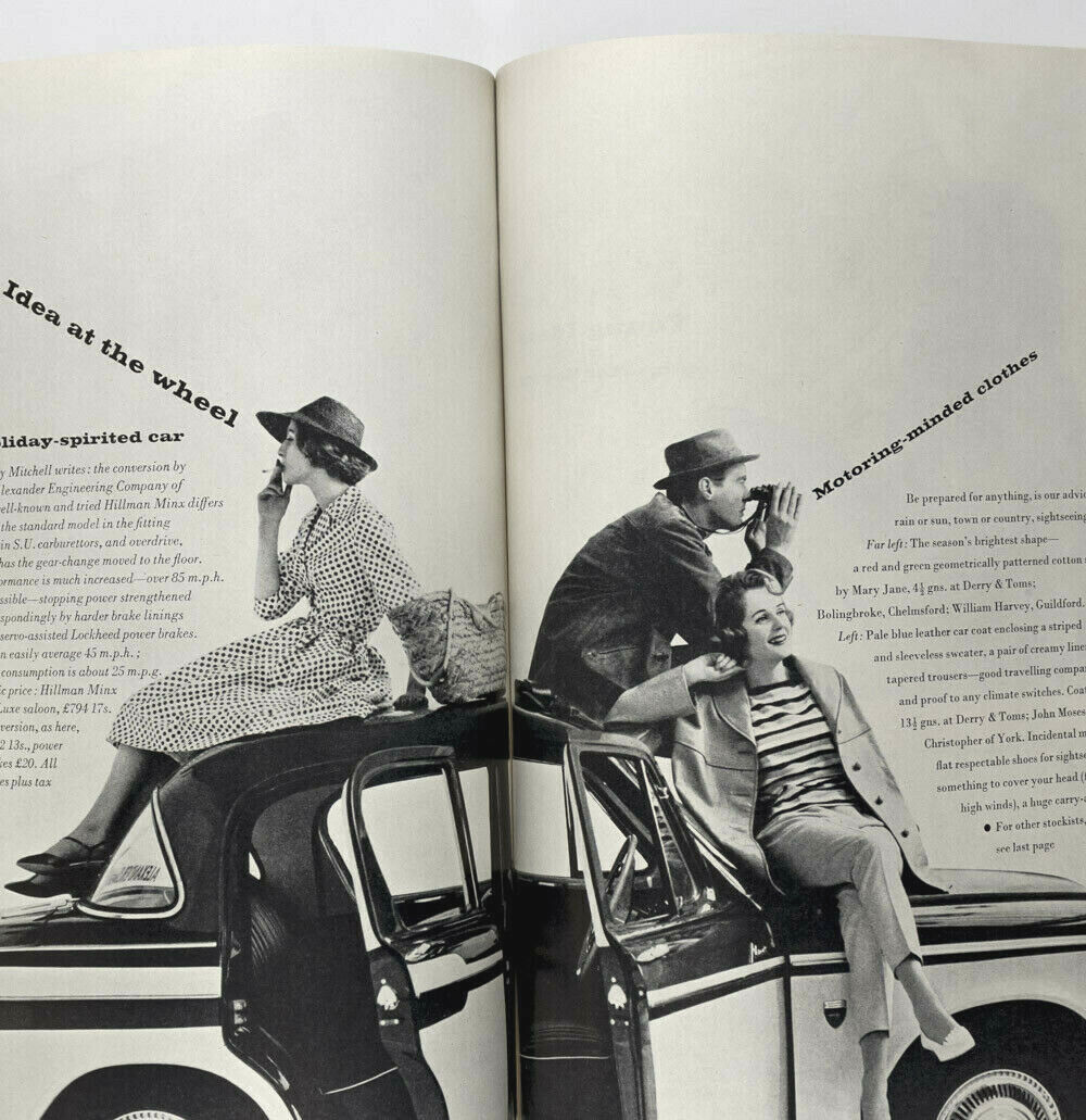 Norman Parkinson ERIC STEMP Tania Mallet TONY RICHARDSON Givenchy DIOR vtg VOGUE