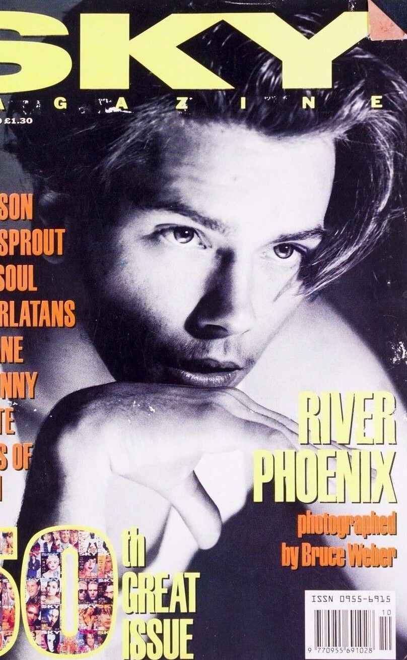 RIVER PHOENIX The Charlatans MICHAEL JACKSON Mel Gibson BILLY ZANE Sky magazine