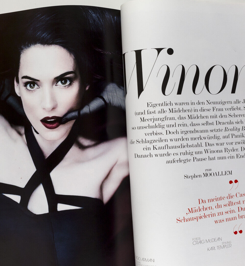 RITA ORA Winona Ryder STELLA McCARTNEY Marianne Faithfull INTERVIEW magazine