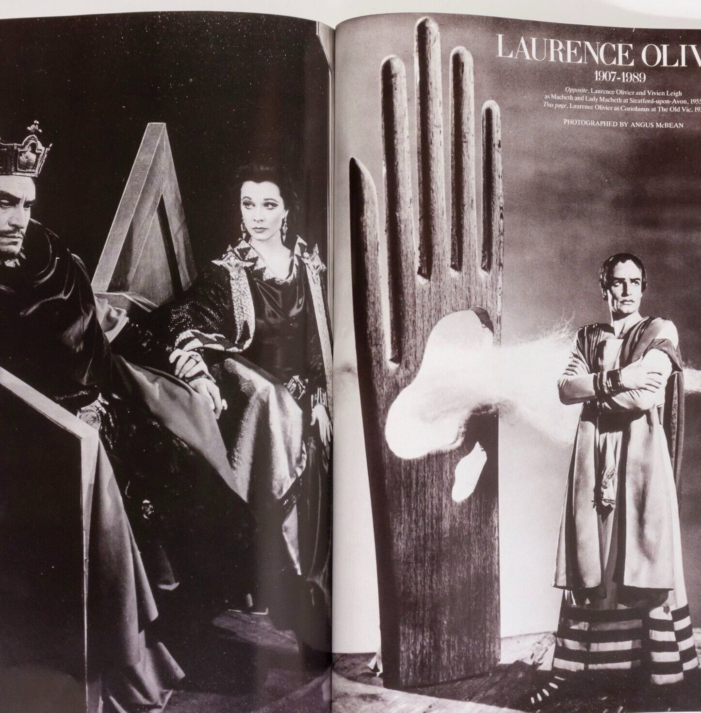 Laurence Olivier VIVIEN LEIGH Macbeth ANGUS MCBEAN Old Vic ~ UK FASHION magazine